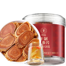 北京同仁堂 红参片 120g 长白山余脉正宗红人参片 年货非高丽参
