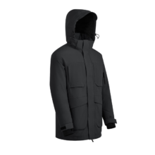 京东京造 羽绒服男短款 连帽滑雪服派克服外套