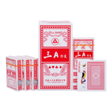 AAA扑克牌 蓝芯纸3008 红十副装