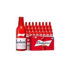 88VIP: 百威经典铝瓶拉格啤酒9.7°P铝罐整箱355ml*24瓶