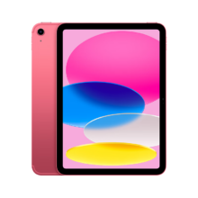 PLUS会员：苹果 iPad 11代 2025 11英寸 A16芯片 粉色 512G eSIM版