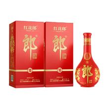 郎酒 红花郎·红十第五代 53度 酱香型白酒 1L 2瓶装