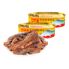 甘竹牌 豆豉鲮鱼罐头 227g*2罐 广东特产即食下饭菜