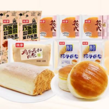 88VIP：桃李面包 手撕面包 组合袋共8袋 600g