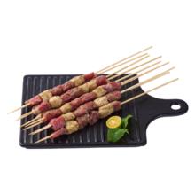 鲜京采 内蒙古孜然羊肉串1kg （50串）鲜冻羊肉串 BBQ烧烤食材