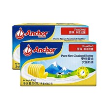 安佳 黄油 454g*2块+黄油粒10g*1粒 进口动物黄油 烘焙煎牛排雪花酥蛋糕面包材料