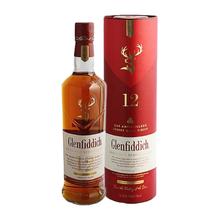 淘金币可用：Glenfiddich 12年 天使雪莉 单一麦芽 苏格兰威士忌 43%vol 700ml
