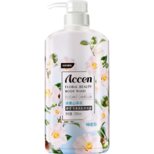 澳雪（accen）秘境花园花香美肌保湿清洁沐浴露留香沐浴乳 500ml山茶花沐浴露