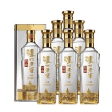 再降价:泸州老窖 特曲晶彩 52度浓香型白酒 500ml*6瓶 纯粮酒