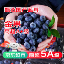 优味集 蓝莓新鲜水果 云南L25高山花香蓝莓 精选5S果（12mm+）净200g 2盒