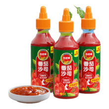 临期：凤球唛 番茄沙司 265g*3瓶 效期至26年4月
