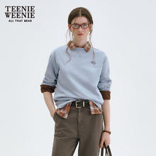 Teenie Weenie 小熊 女装卫衣 2025秋冬新款 宽松舒适休闲日常圆领上衣