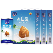 露露 杏仁露 口袋装 180ml*12罐*3箱 年货礼盒装