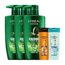 巴黎欧莱雅 茶树植萃去屑净油洗发露 500ml×3+100ml×2