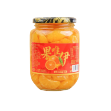 果唯伊 橘子罐头 糖水饮料 510g 2瓶 即食零食 多口味
