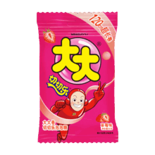 绿箭 大大泡泡糖 口香糖草莓味30g 大大卷切切乐