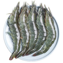 大虾鲜活特大号基围虾 青岛白虾10-12cm 1500g*4件