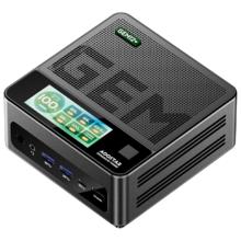 天钡 GEM12 迷你台式机 黑色（锐龙R7-8845HS、核芯显卡）带副屏及指纹