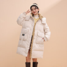 清仓299雪中飞25冬新款男女情侣中长款保暖韩版羽绒服加厚