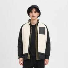 波司登 鹅绒羽绒服男款立领短款休闲百搭保暖外套 牛奶白8289 S 170/88A