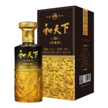 和天下 贵州经典白酒 52度浓香型 400mL 牛皮纸盒装