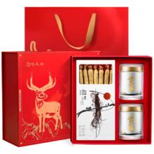 巧天然 长白山人参鹿茸片年货礼盒 120g