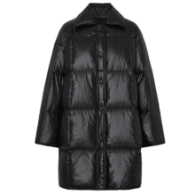 MO&Co. 远红外发热方格鹅绒羽绒服女装 规格：无具体型号 
输出: MO&Co. 远红外发热方格鹅绒羽绒服女装
