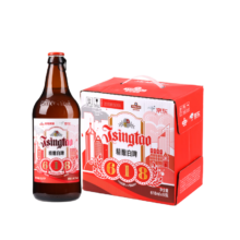 青岛啤酒 德式小麦 精酿白啤 618ml*6瓶 京东定制 礼盒装 年货送礼