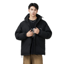 361° 面包服男士防风棉服外套 加厚保暖 秋冬休闲纯色棉衣