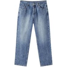 gxgjeans 美式水洗清新简约休闲牛仔裤 浅蓝色