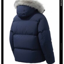 啄木鸟 毛领连帽棉服 男女款 冬季加厚防风 红色情侣棉衣外套 新年款