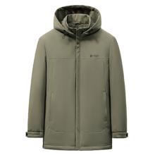 雪中飞 夹克羽绒服 男中长款 藏青 L 175 秋冬时尚百搭