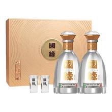 今世缘 国缘对开 42%vol 柔雅型白酒 500ml*2瓶