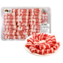 月盛斋 澳洲谷饲肥牛卷 2.2斤 清真火锅食材 中华老字号