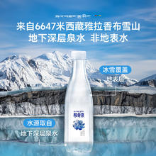 今日必买、淘金币可用、88VIP：格桑泉 西藏天然雪山水500ml*24瓶