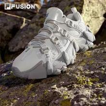 FILA 女鞋户外徒步登山鞋休闲鞋老爹鞋运动鞋轻便男鞋