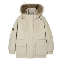 再降价:雪中飞 秋冬学生情侣羽绒服 短款貉子毛领灯芯绒外套 男女同款