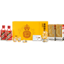 茅台飞天 200mlx2瓶 水晶金箔葫芦酒具礼盒