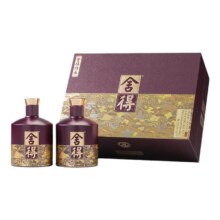 舍得酒 品味舍得传承版 52度 538ml*2瓶 礼盒单盒装 浓香型白酒 传承礼盒