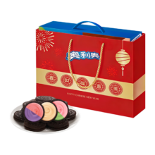 京东plus：奥利奥 夹心饼干 玩在一起 年货礼盒 1067g 含11件 赠礼袋