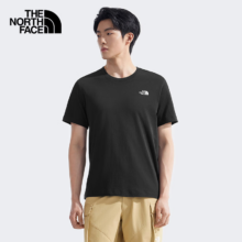 北面 The North Face 短袖T恤 小熊情侣款 黑色 JK3 M 8EYN