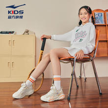 鸿星尔克 ERKE 水果糖童鞋 女童春季跑鞋 未漂原色/桦木色 35码