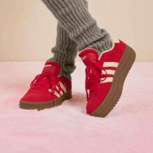 15日10点、88VIP：Adidas 阿迪达斯 VL COURT BOLD 厚底增高休闲板鞋