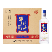 牛栏山 百年二锅头蓝标 45° 清香型 1L 6瓶