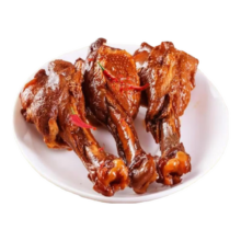 乡巴佬小腿王卤味香辣鸭翅根真空袋装鸭小腿开袋即食解馋零食40g 乡巴佬香辣鸭翅根（5根）