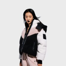Moose Knuckles 拼色拉链连帽长袖夹克外套羽绒服 规格未提供