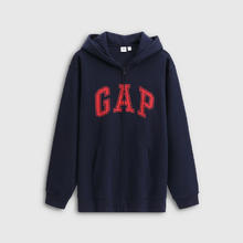Gap Logo印花宽松抓绒连帽卫衣 786930