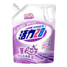 活力28 洗衣液 2kg*1袋 芬芳深层洁净去污护色持久留香 体验装