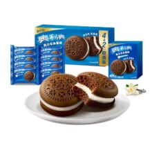 奥利奥 夹心云朵蛋糕 粒粒香草牛乳味 6枚装 早餐面包零食营养糕点