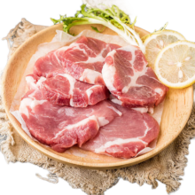 猪梅花肉 新鲜土猪原切冷冻叉烧烤肉食材 4斤
